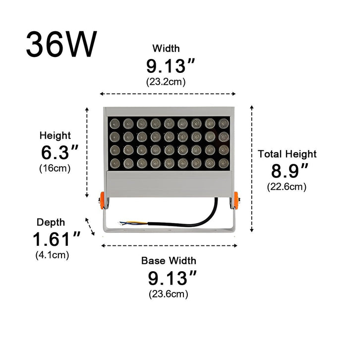 Waterproof Outdoor LED Spot Light - Industrial Exterior Wall Washer, Adjustable Landscape Lighting