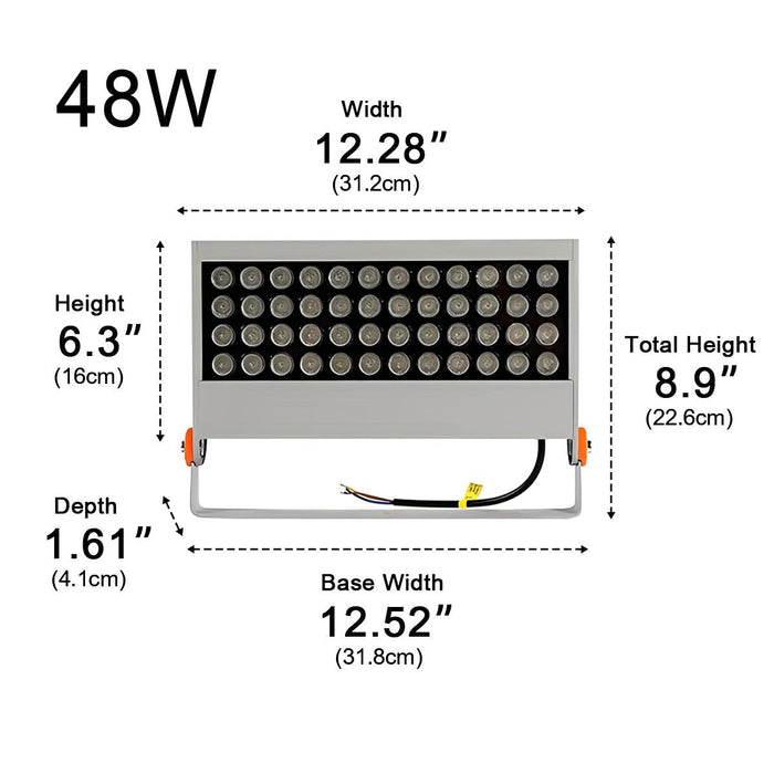 Waterproof Outdoor LED Spot Light - Industrial Exterior Wall Washer, Adjustable Landscape Lighting