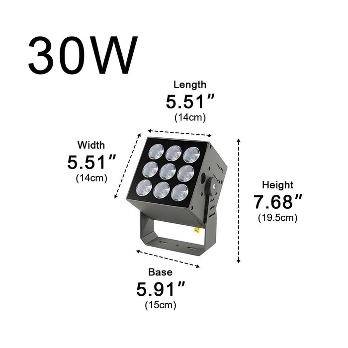Outdoor LED Spot Light - Waterproof, Recessed Ground / Exterior Lighting, Landscape Accent