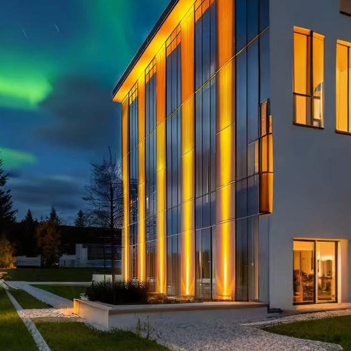 Waterproof IP65 LED Modern Architectural Wall Light, Exterior/Building Spotlight, Die Cast Aluminum Sconce