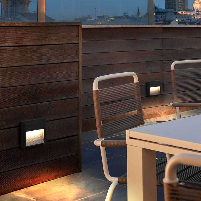 LED Step Lights - Waterproof Outdoor Corner Lamp for Villa, Courtyard, Garden Pathways