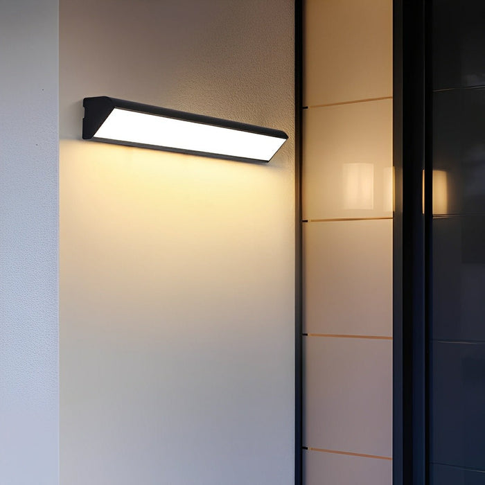 Outdoor Motion Sensor LED Strip Light - Waterproof Exterior Wall Fixture, Porch/Patio Lighting, Long-Life