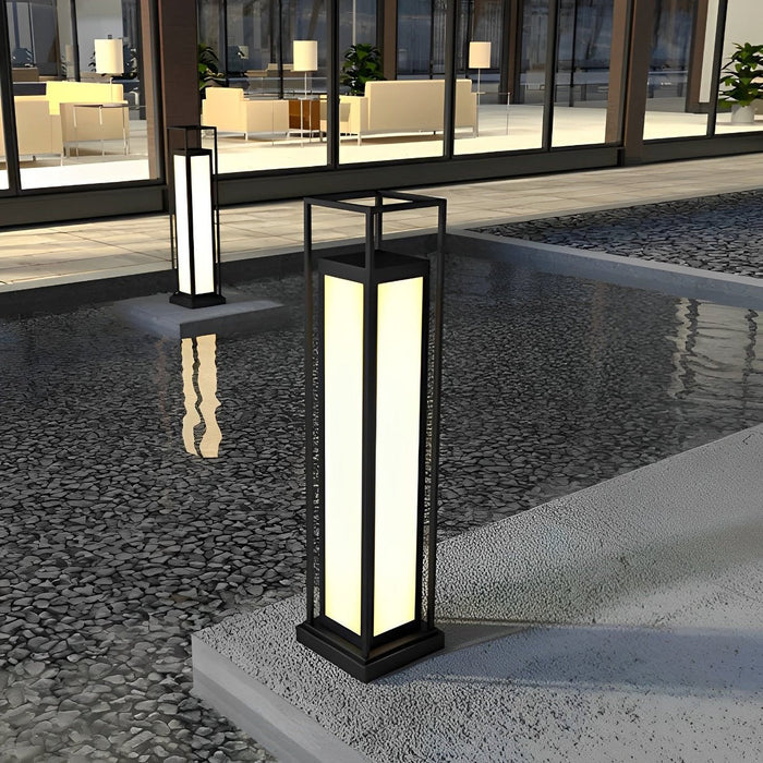 Waterproof Outdoor Post Lights - LED Garden Deck Lighting, Pathway Lantern Lamp