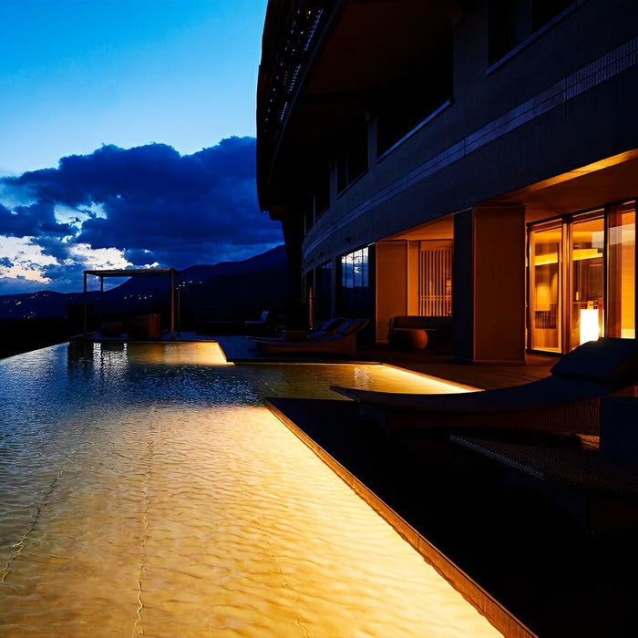Recessed Flexible LED Linear Wall Washer Light - Waterproof Outdoor Lighting, Architectural Accent