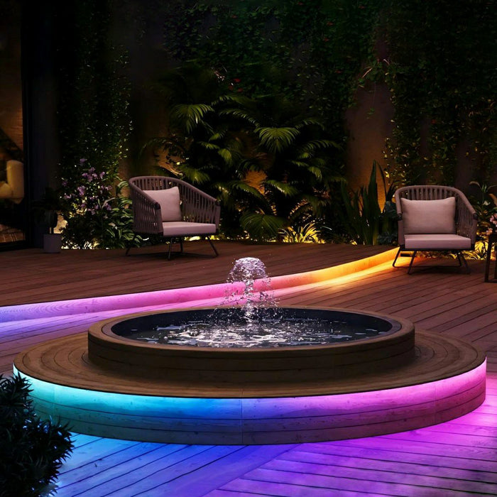 Recessed Flexible LED Linear Wall Washer Light - Waterproof Outdoor Lighting, Architectural Accent