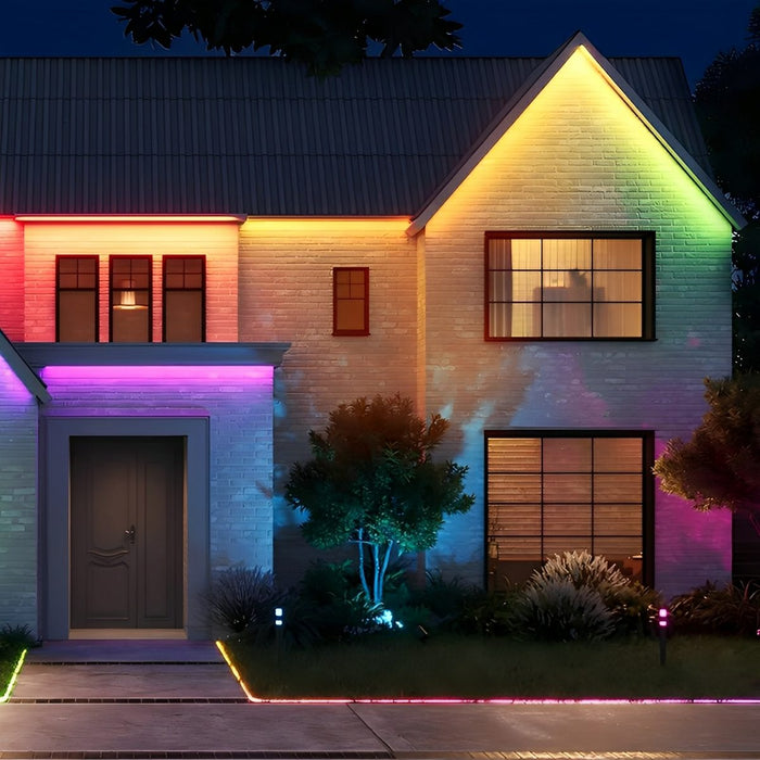 Recessed Flexible LED Linear Wall Washer Light - Waterproof Outdoor Lighting, Architectural Accent