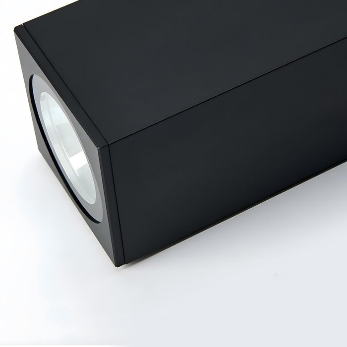 Rectangular Up Down Wall Sconce - Outdoor Waterproof Exterior Light Fixture, Modern Minimalist Design