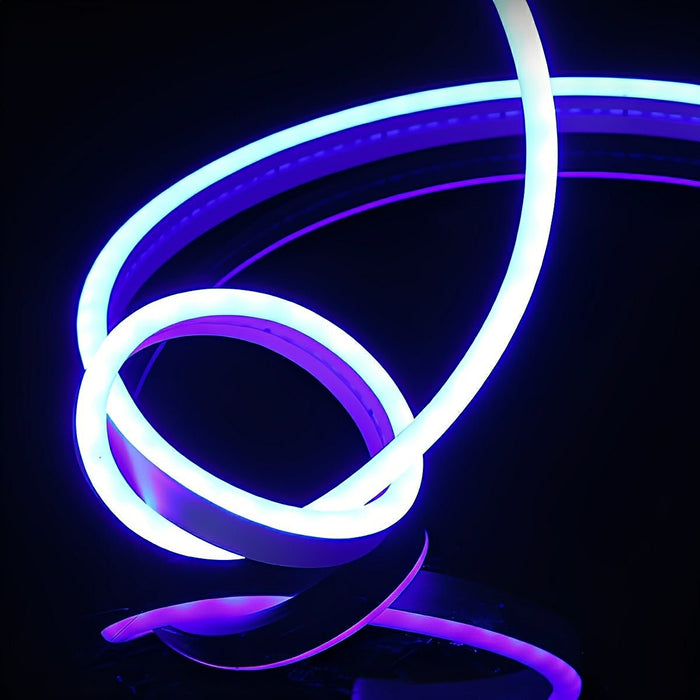 Flexible LED Linear Light - Waterproof Outdoor RGB Recessed - Color Changing Strip Lighting, Landscape Accent