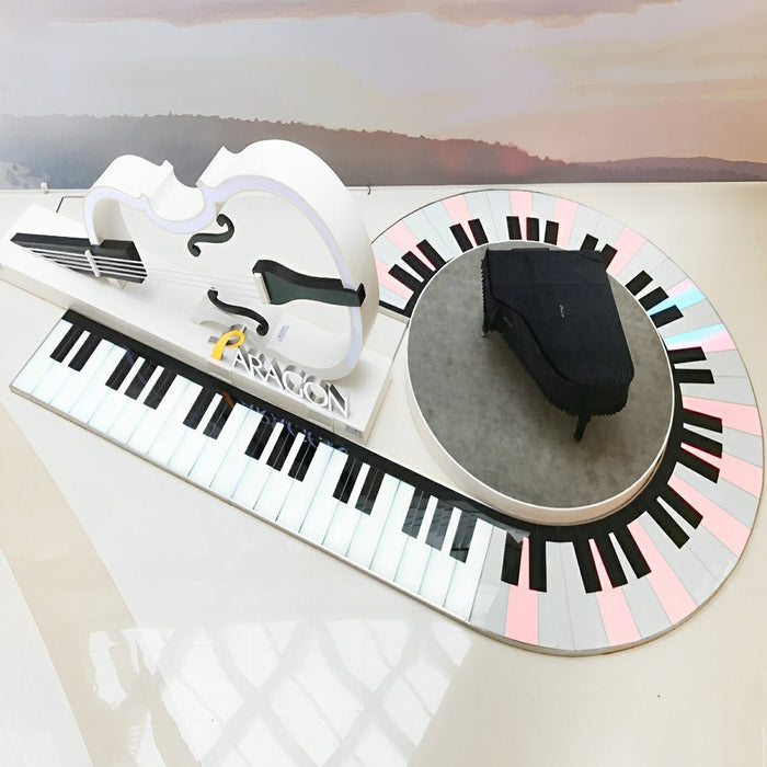 LED Recessed Deck Light - Waterproof Outdoor RGB Step Induction Piano Style