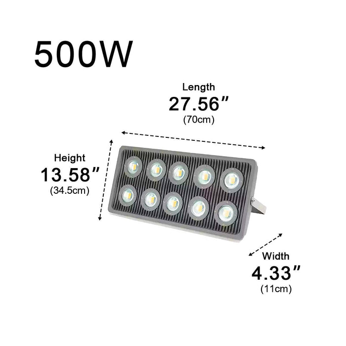 LED Floodlight - Waterproof Outdoor Safety - Explosion-Proof Industrial Lighting