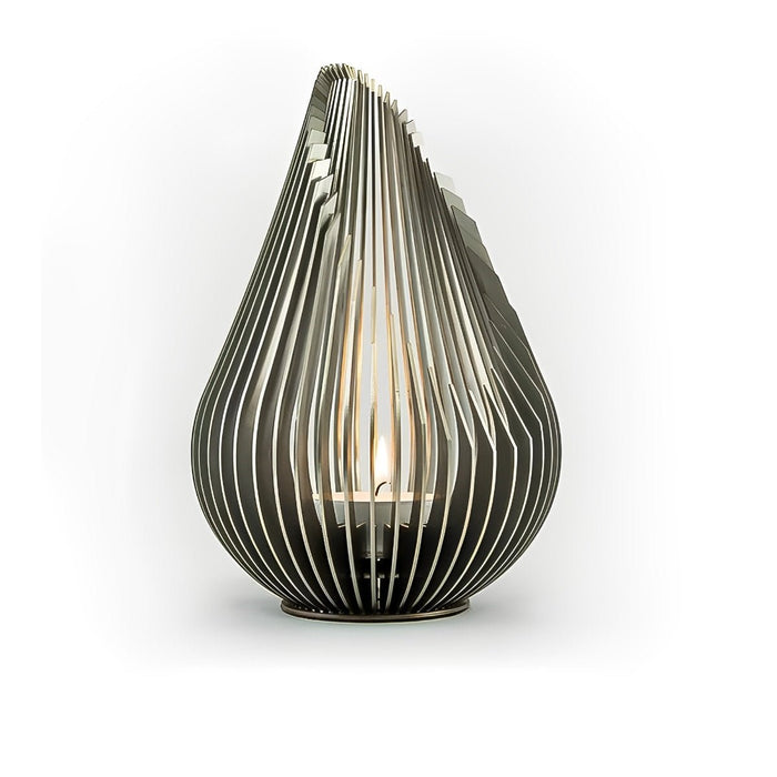 Waterproof Outdoor Steel Tulip Tea Light Candleholders - Garden Patio Decor, Pathway Lighting