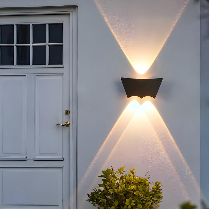 Up and Down 3 LED Exterior Wall Washer Light - Waterproof Outdoor Fixture, Architectural Lighting