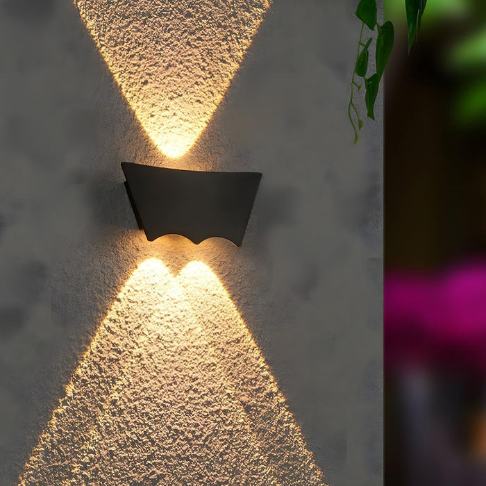 Up and Down 3 LED Exterior Wall Washer Light - Waterproof Outdoor Fixture, Architectural Lighting