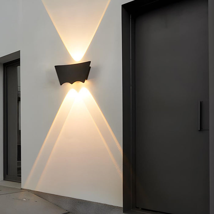 Up and Down 3 LED Exterior Wall Washer Light - Waterproof Outdoor Fixture, Architectural Lighting