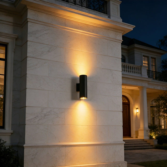 Waterproof Outdoor Up and Down LED Exterior Wall Light - Adjustable Beam / Modern Design, Durable Aluminum Construction