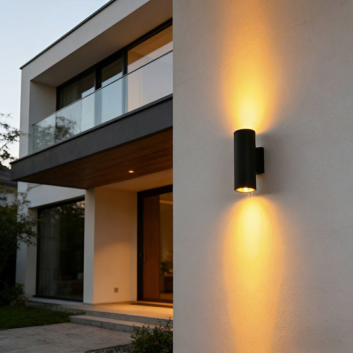 Waterproof Outdoor Up and Down LED Exterior Wall Light - Adjustable Beam / Modern Design, Durable Aluminum Construction