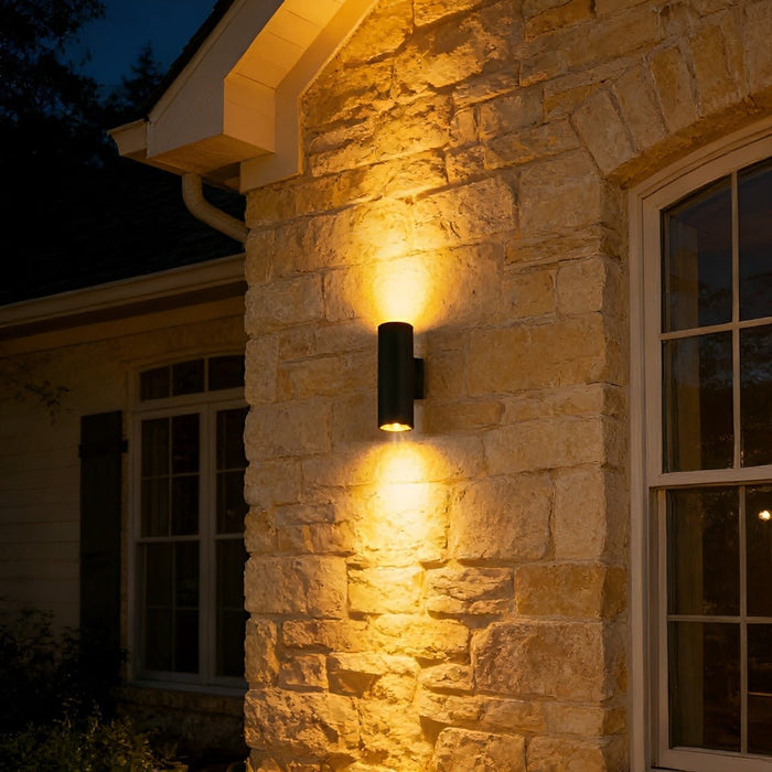 Waterproof Outdoor Up and Down LED Exterior Wall Light - Adjustable Beam / Modern Design, Durable Aluminum Construction