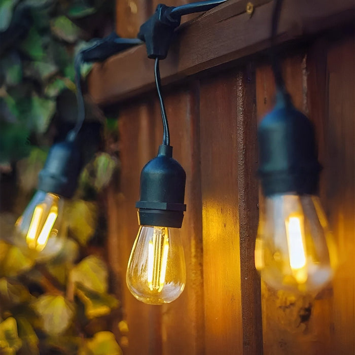 Waterproof LED Outdoor String Lights - Garden Hanging Lighting / Patio Decor, Ambiance Lighting