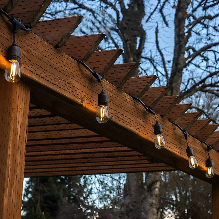 Waterproof LED Outdoor String Lights - Garden Hanging Lighting / Patio Decor, Ambiance Lighting