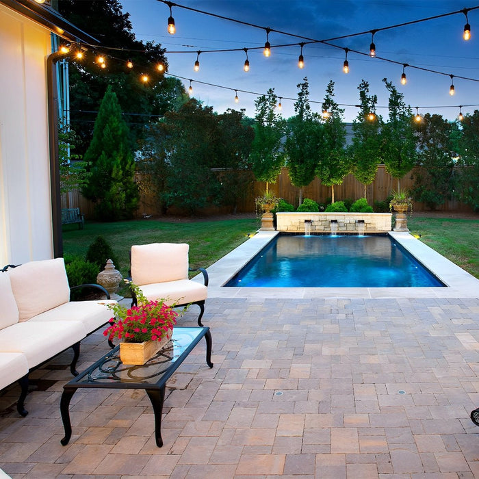 Waterproof LED Outdoor String Lights - Garden Hanging Lighting / Patio Decor, Ambiance Lighting