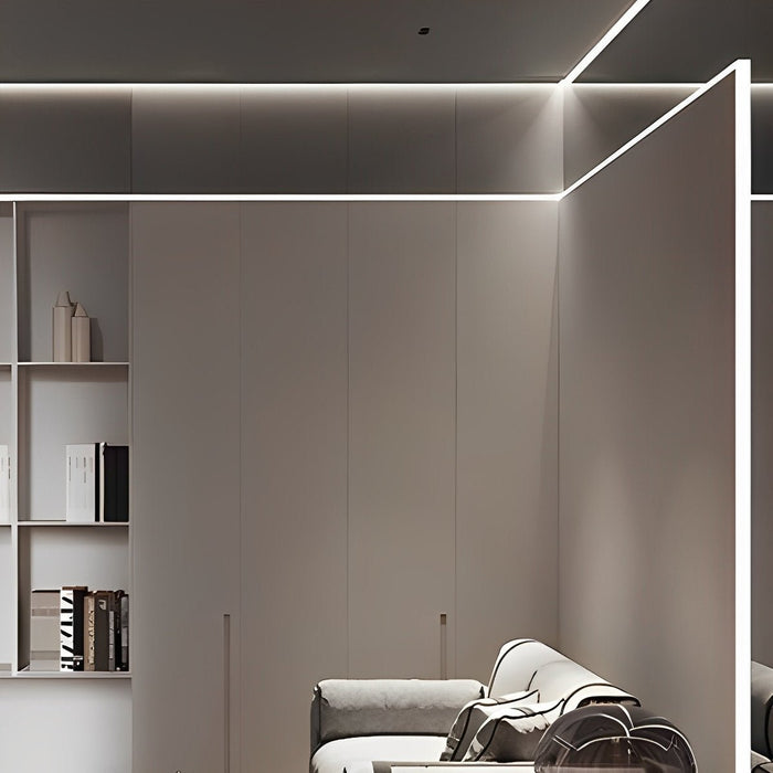 Recessed LED Strip, Flexible Silicone 24V Linear Light, Waterproof Outdoor/Indoor Accent Lighting