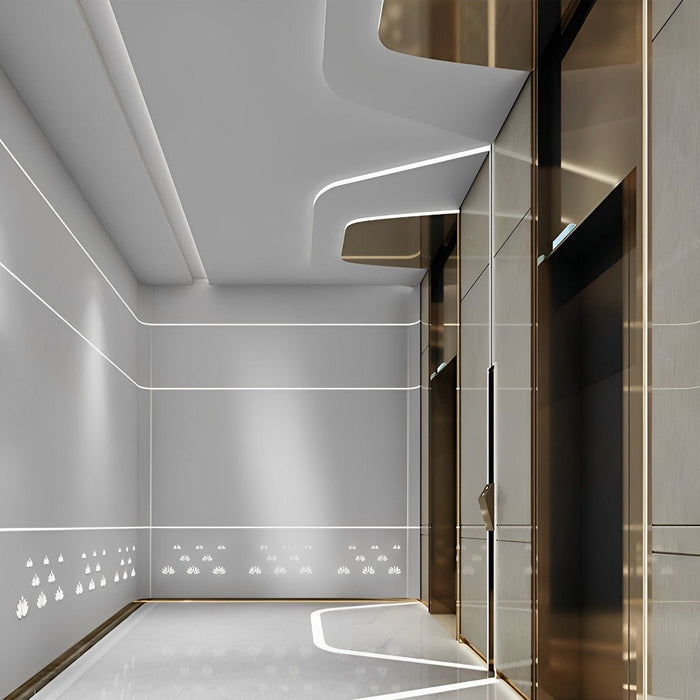 Recessed LED Strip, Flexible Silicone 24V Linear Light, Waterproof Outdoor/Indoor Accent Lighting