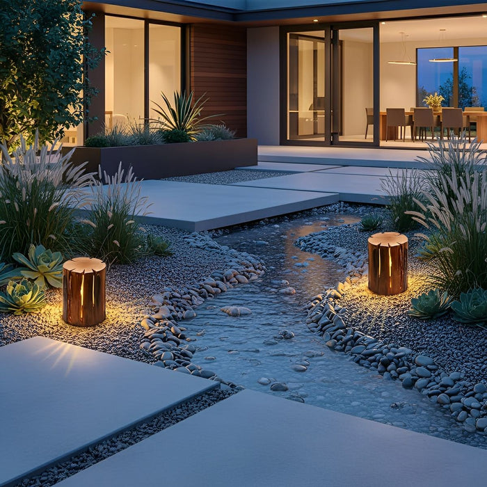 Realistic Tree Stump Landscape Light, Waterproof IP54, Resin Pathway/Garden/Lawn Accent Lighting