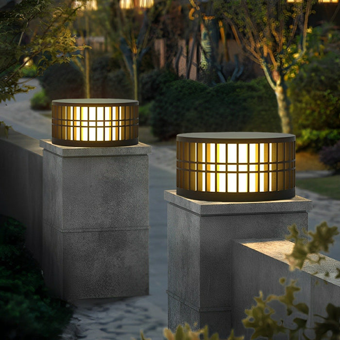 Solar Post Cap Light, Dusk to Dawn LED Outdoor, IP65 Waterproof, Stainless Steel for Garden/Yard/Patio