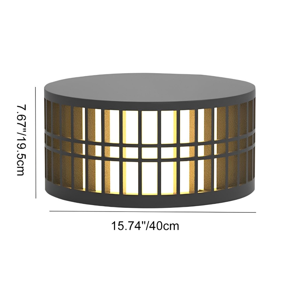 Solar Post Cap Light, Dusk to Dawn LED Outdoor, IP65 Waterproof, Stainless Steel for Garden/Yard/Patio