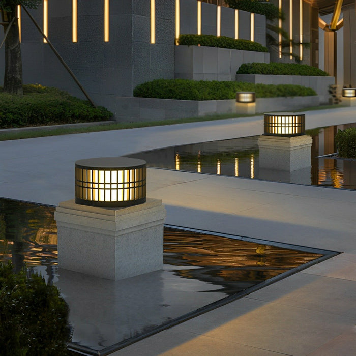Solar Post Cap Light, Dusk to Dawn LED Outdoor, IP65 Waterproof, Stainless Steel for Garden/Yard/Patio