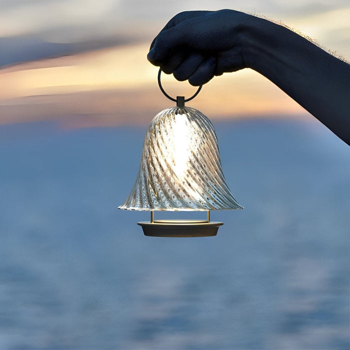Solar Waterproof Bell Hanging Light, Wind Chime, Outdoor Decorative Ambiance for Porch/Garden/Patio