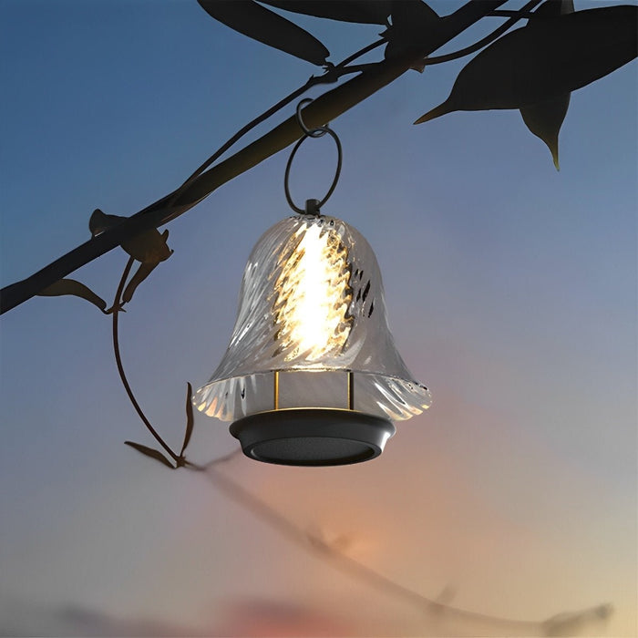 Solar Waterproof Bell Hanging Light, Wind Chime, Outdoor Decorative Ambiance for Porch/Garden/Patio
