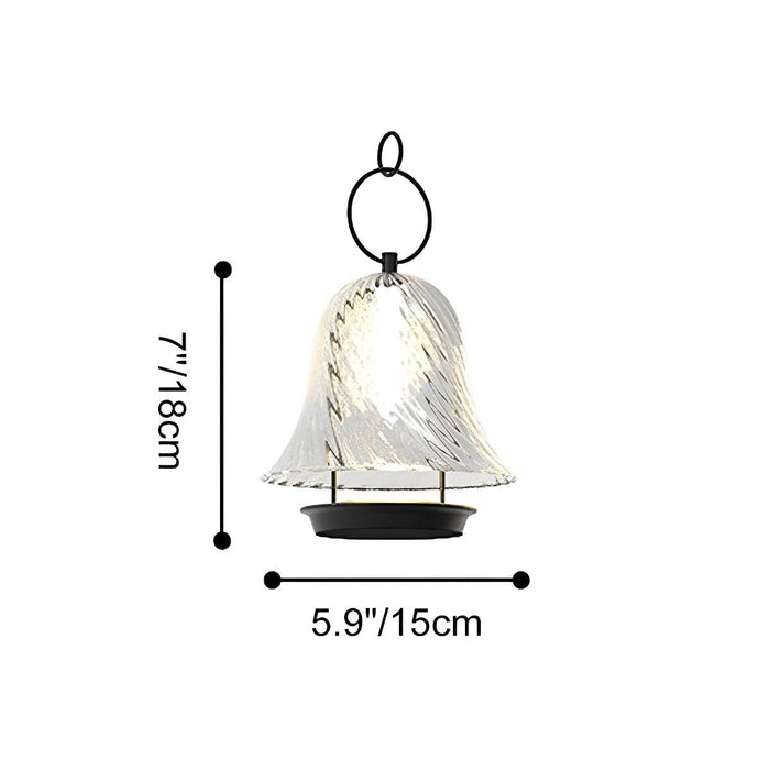 Solar Waterproof Bell Hanging Light, Wind Chime, Outdoor Decorative Ambiance for Porch/Garden/Patio
