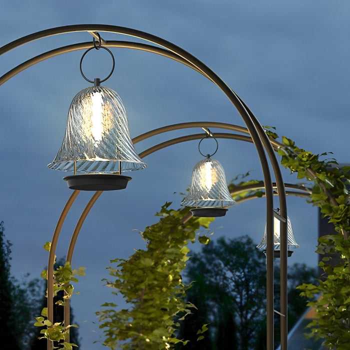 Solar Waterproof Bell Hanging Light, Wind Chime, Outdoor Decorative Ambiance for Porch/Garden/Patio