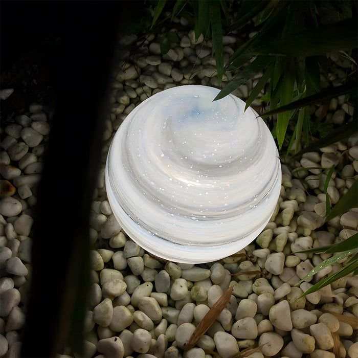 Waterproof Solar Globe Planet LED Light - Outdoor Landscape Lighting, Garden Pathway Accent