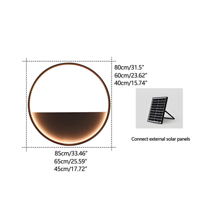Solar LED Wall Planter Light - Outdoor Waterproof - Integrated Plant Pot, Garden Decor