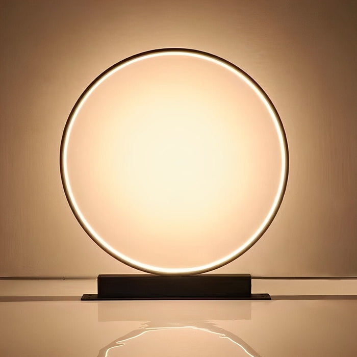 Solar Halo Ring Landscape Light, Waterproof IP65, Modern Lawn/Garden/Patio Accent, Dusk to Dawn