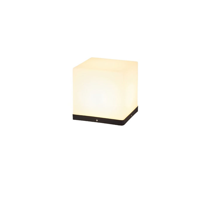 Solar Dusk to Dawn, Waterproof Modern Square LED Outdoor Post Light for Fence/Patio/Yard Security