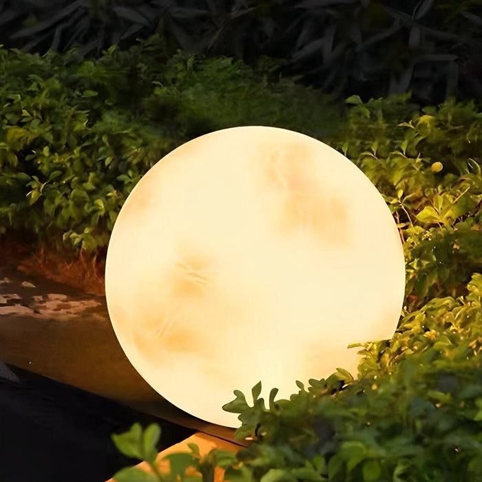 Solar Moon Ball Light, Waterproof Garden Landscape Lighting, Dusk to Dawn Pathway/Yard Decor