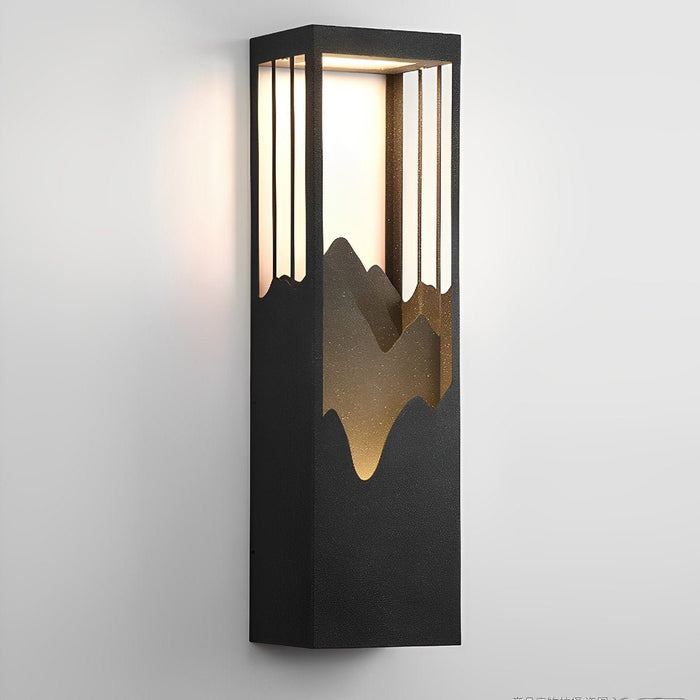 Solar Outdoor Wall Sconce, Waterproof Landscape Lighting, Dusk to Dawn, Garden/Patio/Yard