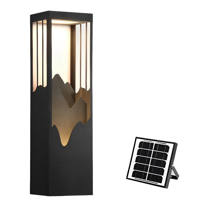 Solar Outdoor Wall Sconce, Waterproof Landscape Lighting, Dusk to Dawn, Garden/Patio/Yard