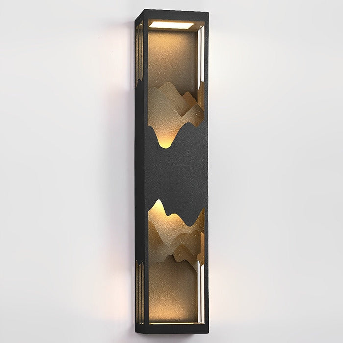 Solar Outdoor Wall Sconce, Waterproof Landscape Lighting, Dusk to Dawn, Garden/Patio/Yard