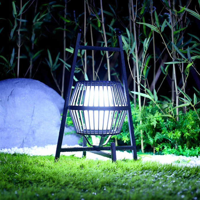Outdoor Floor Lamp Lantern - Waterproof Solar / Plug-in / USB Rechargeable Patio Garden Lighting