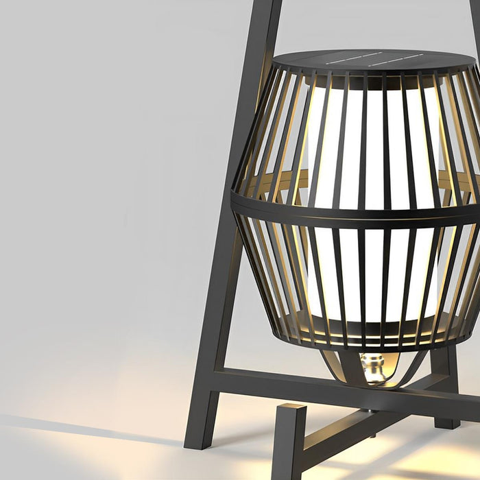 Outdoor Floor Lamp Lantern - Waterproof Solar / Plug-in / USB Rechargeable Patio Garden Lighting
