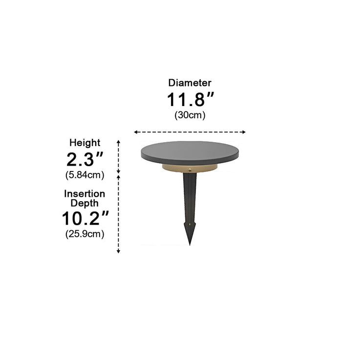 Outdoor Solar Ground Light - Waterproof LED Landscape Lighting for Garden, Pathway, Patio