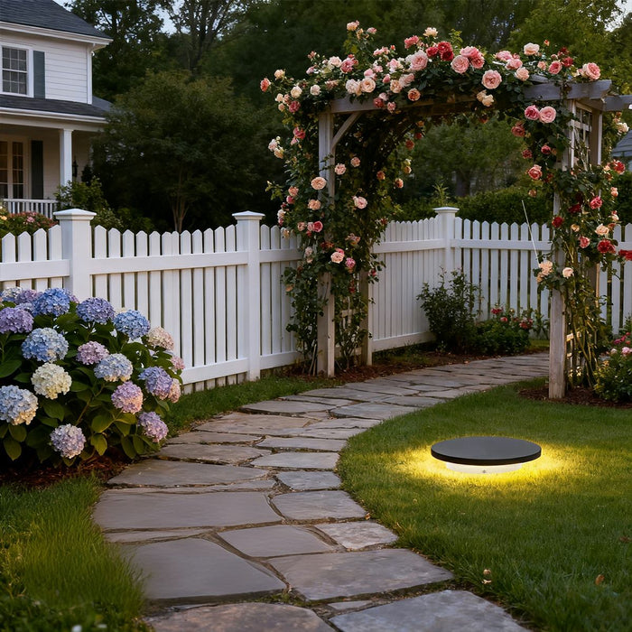 Outdoor Solar Ground Light - Waterproof LED Landscape Lighting for Garden, Pathway, Patio