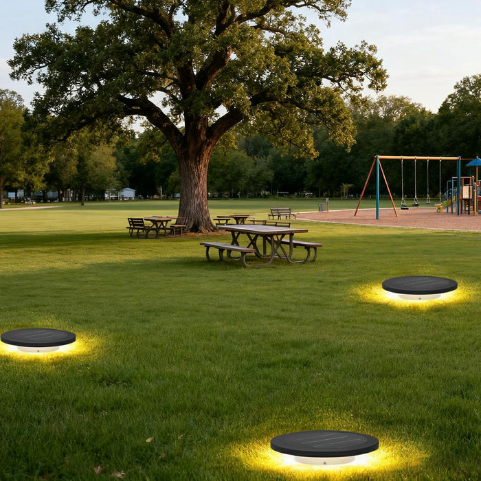 Outdoor Solar Ground Light - Waterproof LED Landscape Lighting for Garden, Pathway, Patio