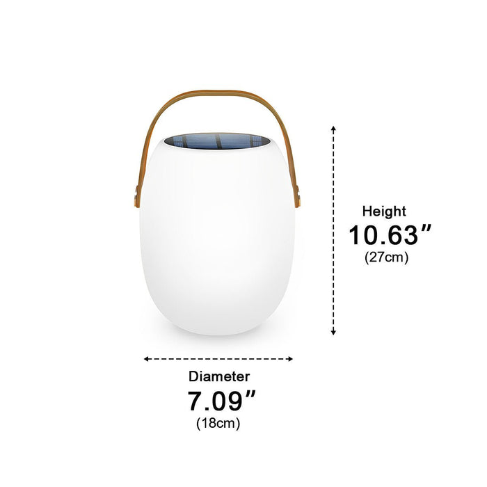 Solar Portable Lantern, Outdoor Camping Light, Rechargeable LED, Emergency