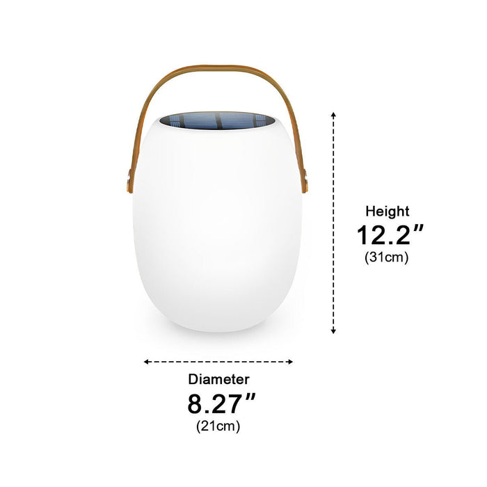 Solar Portable Lantern, Outdoor Camping Light, Rechargeable LED, Emergency