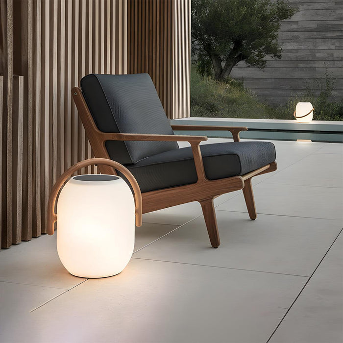 Solar Waterproof Oval Tabletop Lantern, Outdoor Garden/Patio/Yard Light